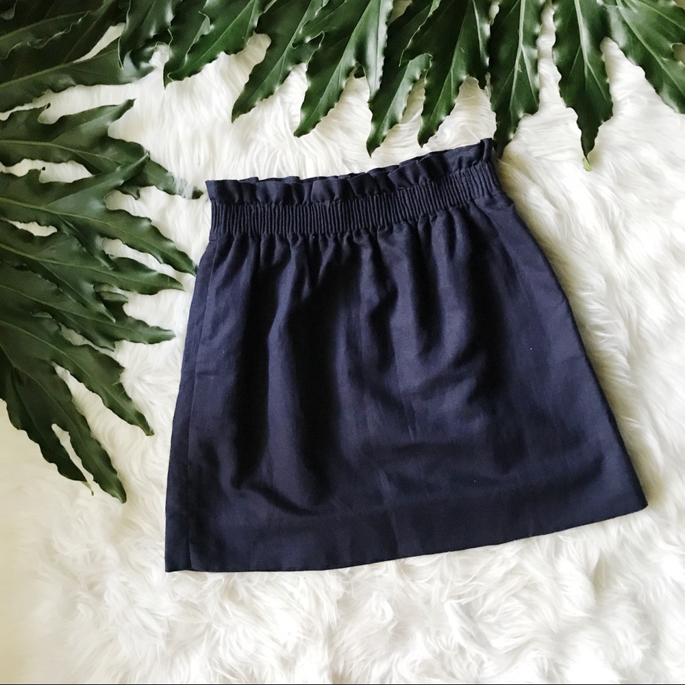 JCrew Navy Mini Skirt